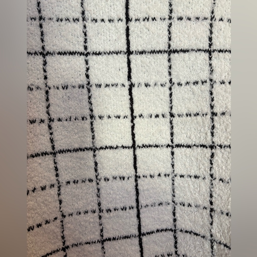 Express Black and White Cardigan Sweater - Picture 7 of 7